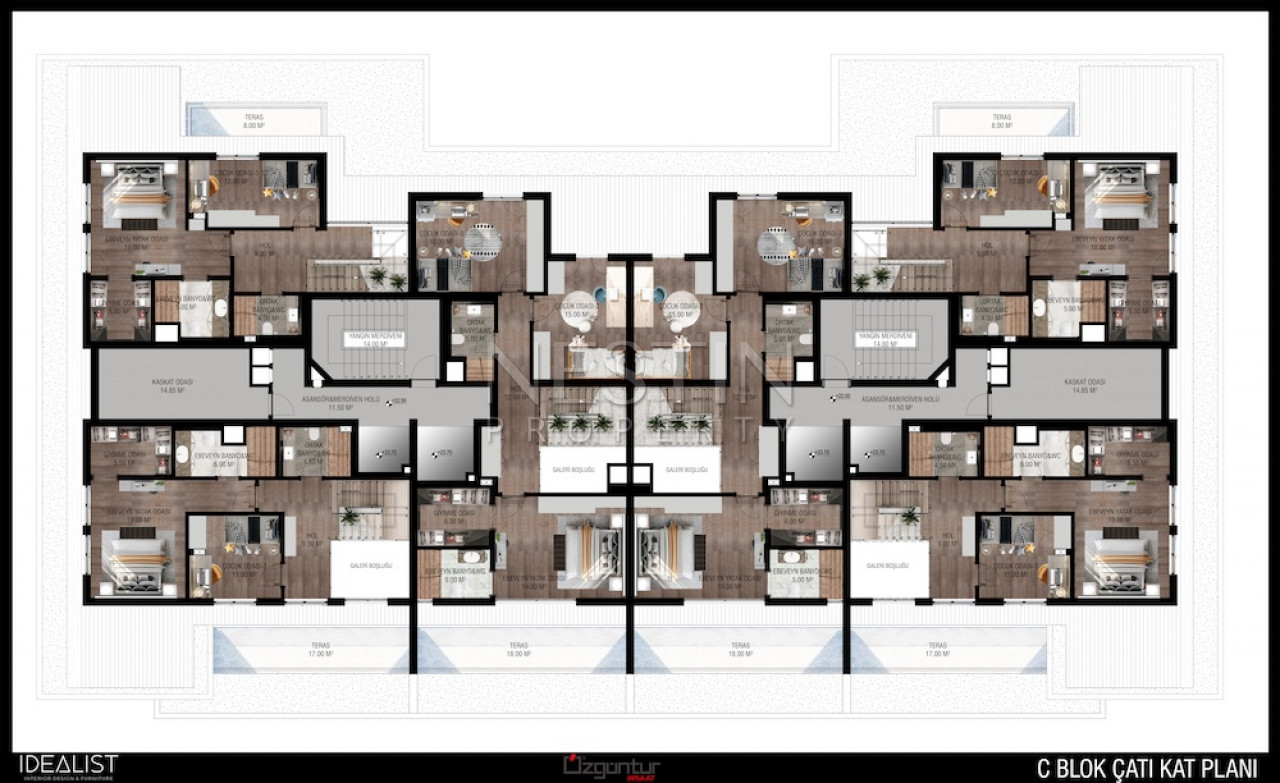Проект нового жилого комплекса на этапе строительства в районе Унджалы. фото 40