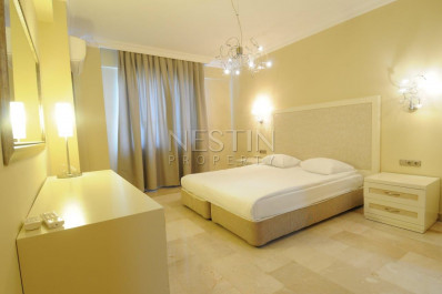 Трехкомнатная квартира в комплексе 5* отеля в районе Каргыджак фото 4