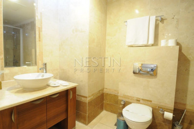 Трехкомнатная квартира в комплексе 5* отеля в районе Каргыджак фото 12