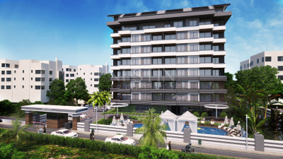Проект нового жилого комплекса на стадии строительства в районе Авсаллар фото 4