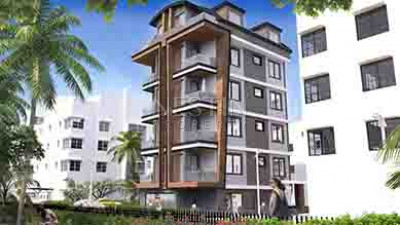 Садовый дуплекс 2+1 в новом жилом комплексе на стадии строительства в центре города Аланья фото 2