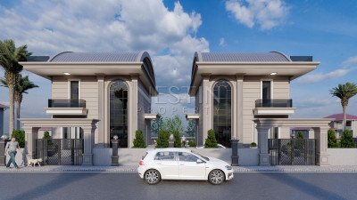 Новый проект шикарных Вилл в районе Конаклы в 350 м от моря фото 1