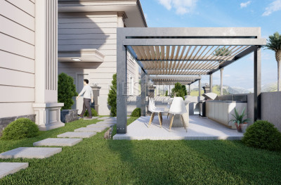 Новый проект шикарных Вилл в районе Конаклы в 350 м от моря фото 5