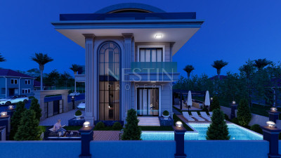 Новый проект шикарных Вилл в районе Конаклы в 350 м от моря фото 9