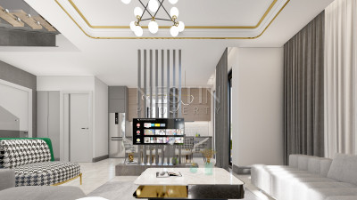 Новый проект шикарных Вилл в районе Конаклы в 350 м от моря фото 13