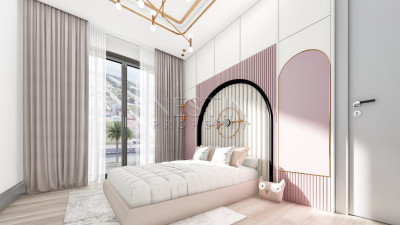 Новый проект шикарных Вилл в районе Конаклы в 350 м от моря фото 15