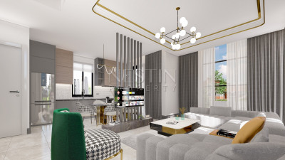 Новый проект шикарных Вилл в районе Конаклы в 350 м от моря фото 16