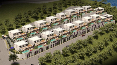 Виллы элит класса 3+1 на стадии строительства в районе Каргыджак фото 3