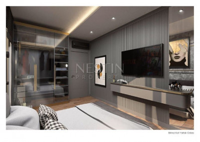 Виллы элит класса 3+1 на стадии строительства в районе Каргыджак фото 13