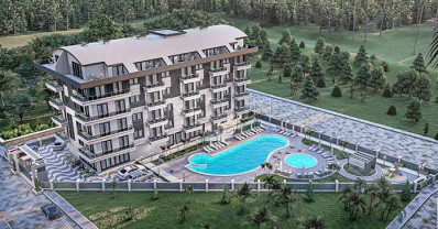 Квартира 1+1 в комплексе на стадии строительства в районе Оба фото 4