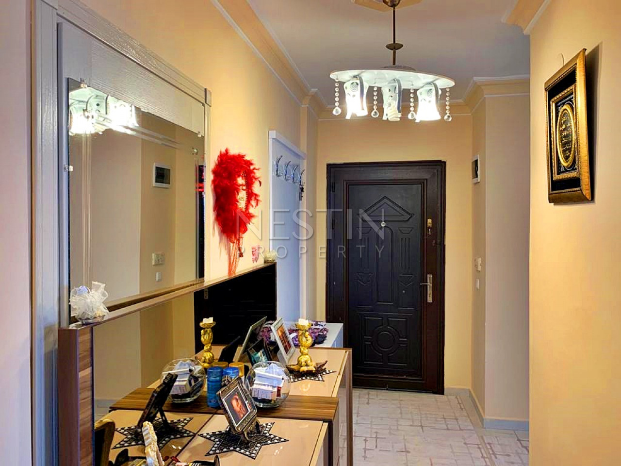 Квартира 2+1 с отдельной кухней в районе Тосмур с видом на море фото 10