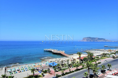 Светлая просторная квартира 1+1 в районе Оба, в 100 м от моря фото 2