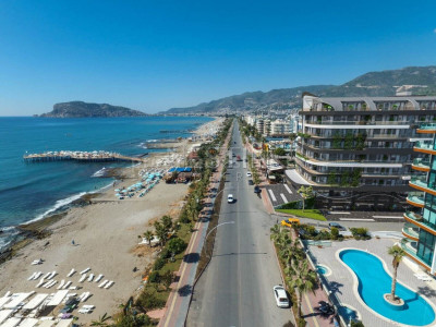 Светлая просторная квартира 1+1 в районе Оба, в 100 м от моря фото 4