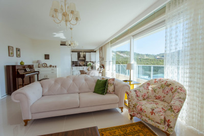 Вилла 3+1 с мебелью в элитном комплексе в Каргыджаке фото 4