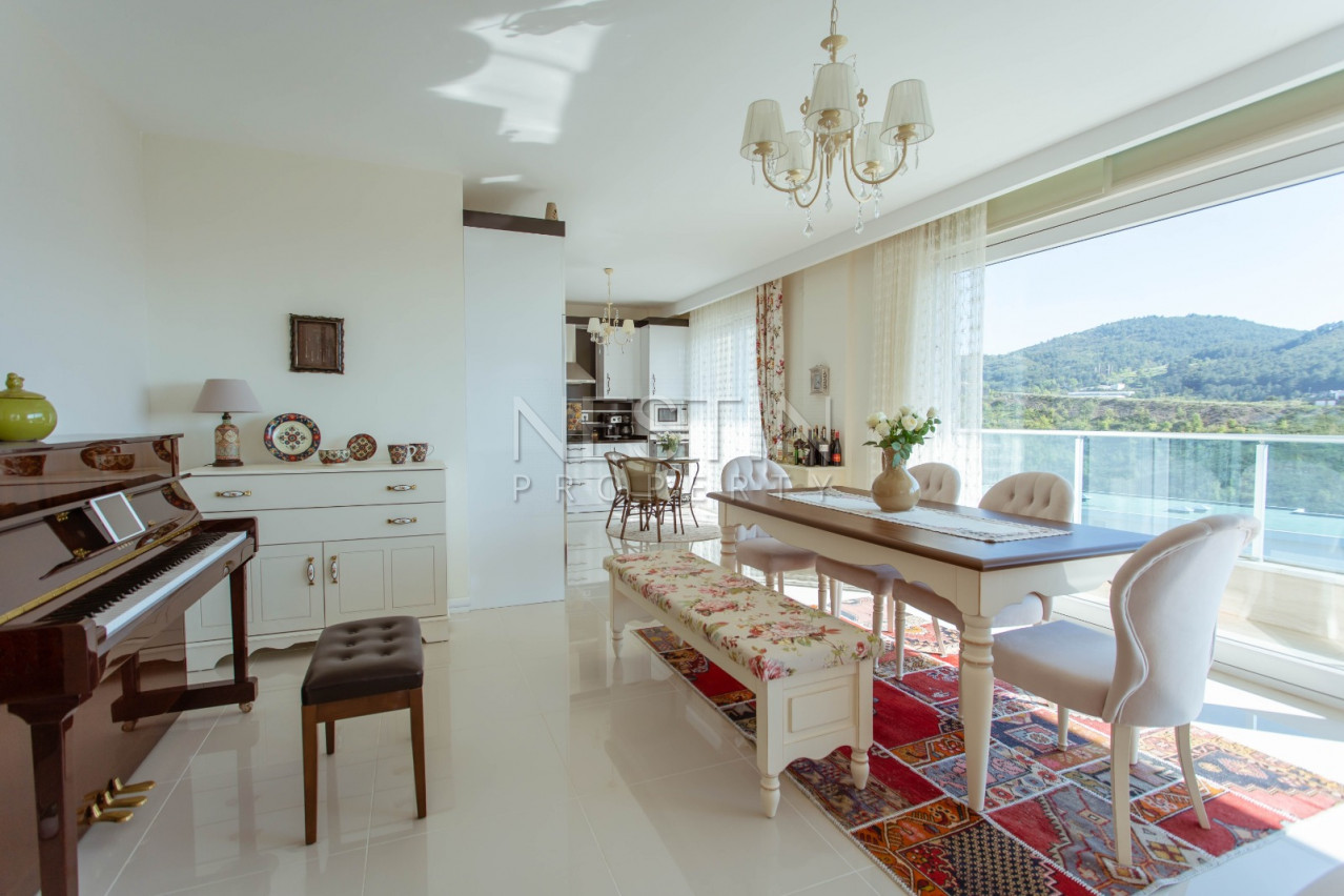 Вилла 3+1 с мебелью в элитном комплексе в Каргыджаке фото 7