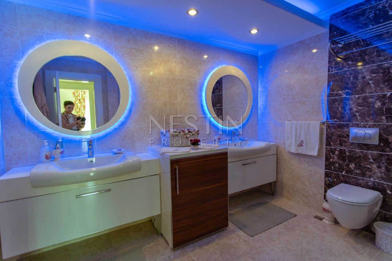 Вилла 3+1 с мебелью в элитном комплексе в Каргыджаке фото 18