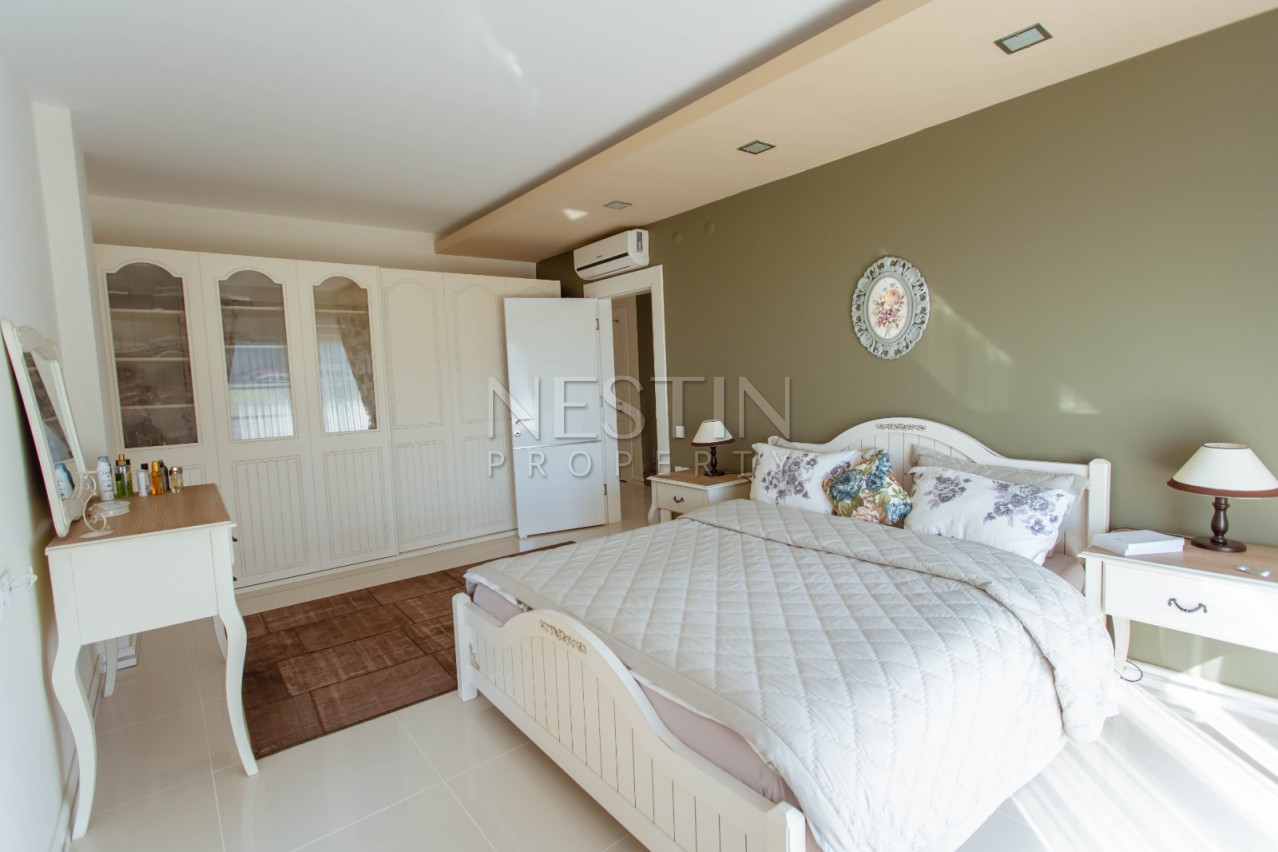 Вилла 3+1 с мебелью в элитном комплексе в Каргыджаке фото 27