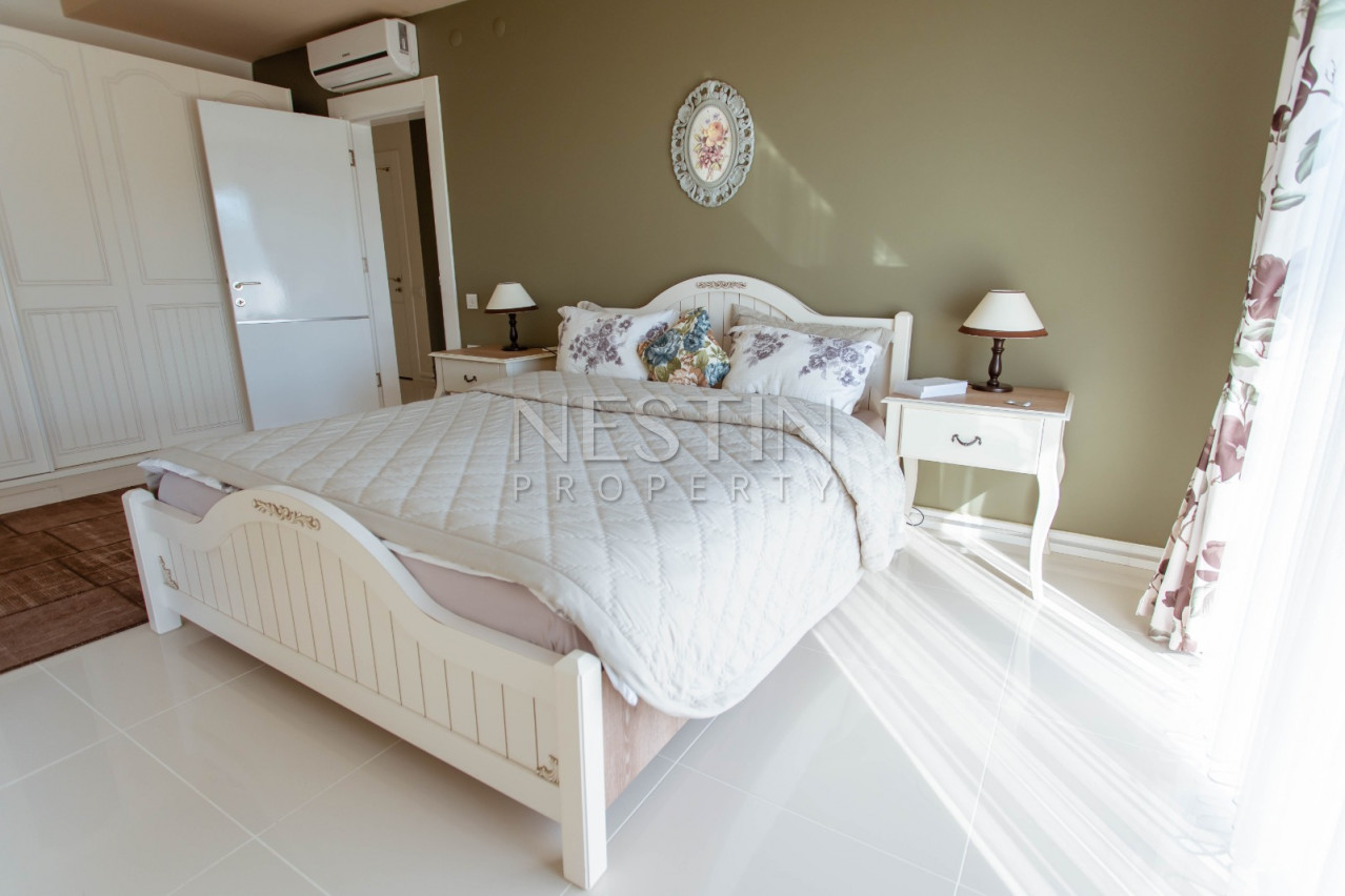 Вилла 3+1 с мебелью в элитном комплексе в Каргыджаке фото 28