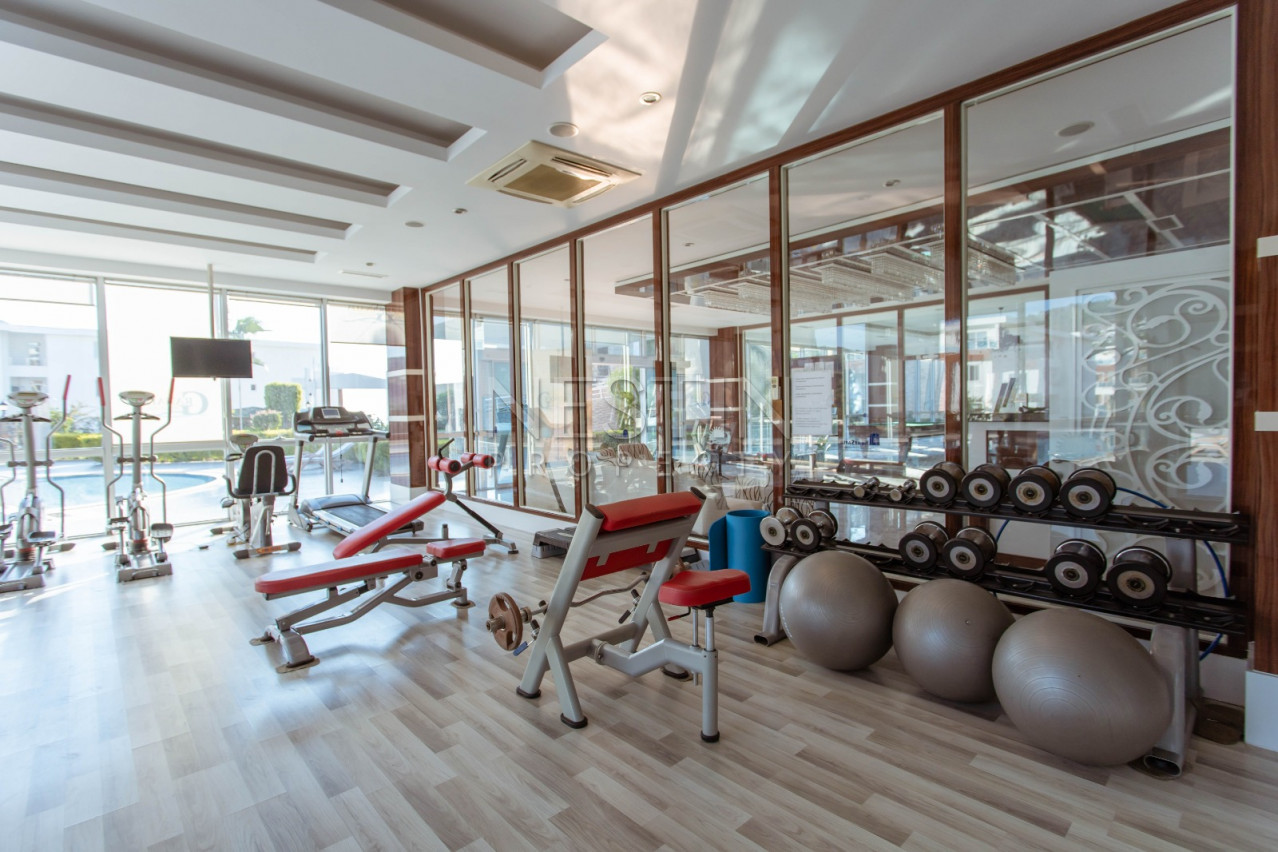 Вилла 3+1 с мебелью в элитном комплексе в Каргыджаке фото 37