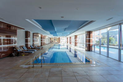 Вилла 3+1 с мебелью в элитном комплексе в Каргыджаке фото 39