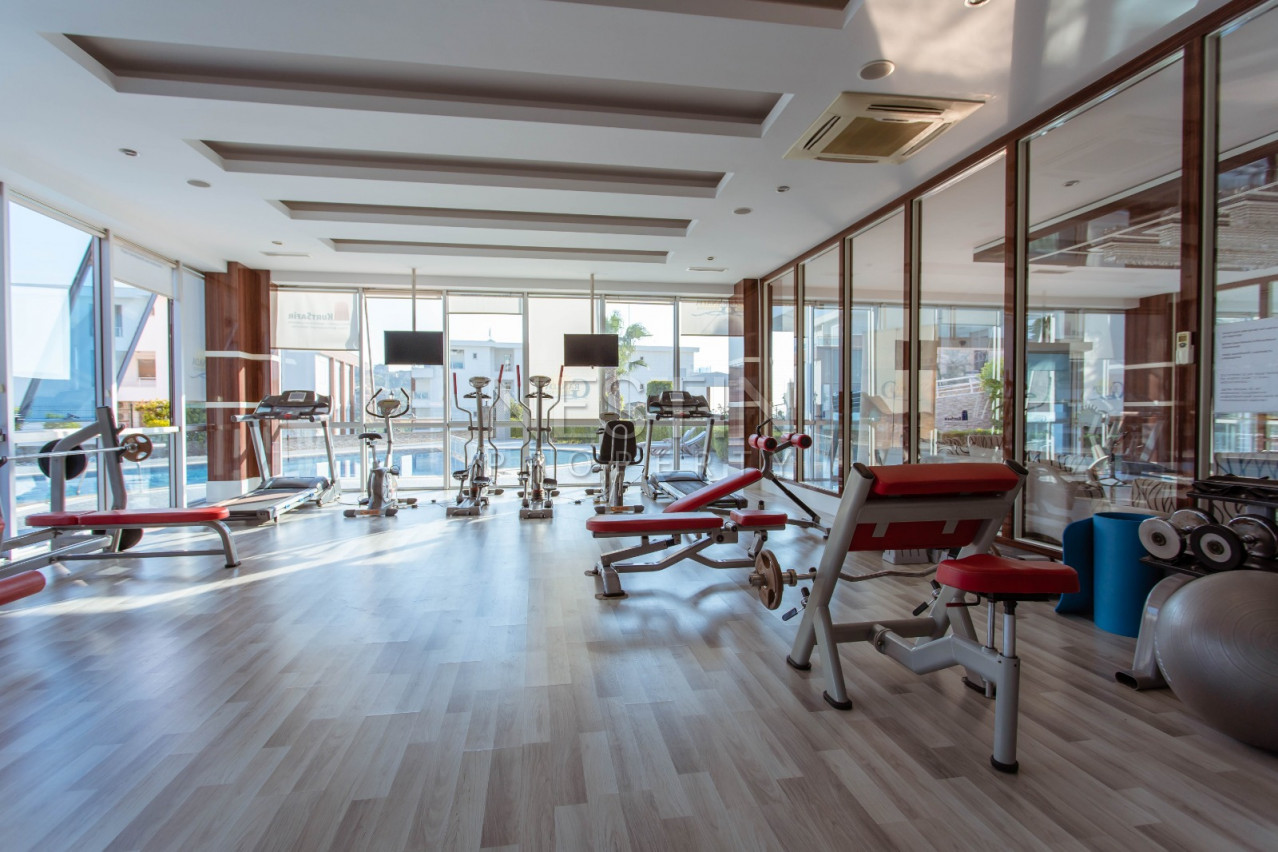 Вилла 3+1 с мебелью в элитном комплексе в Каргыджаке фото 40