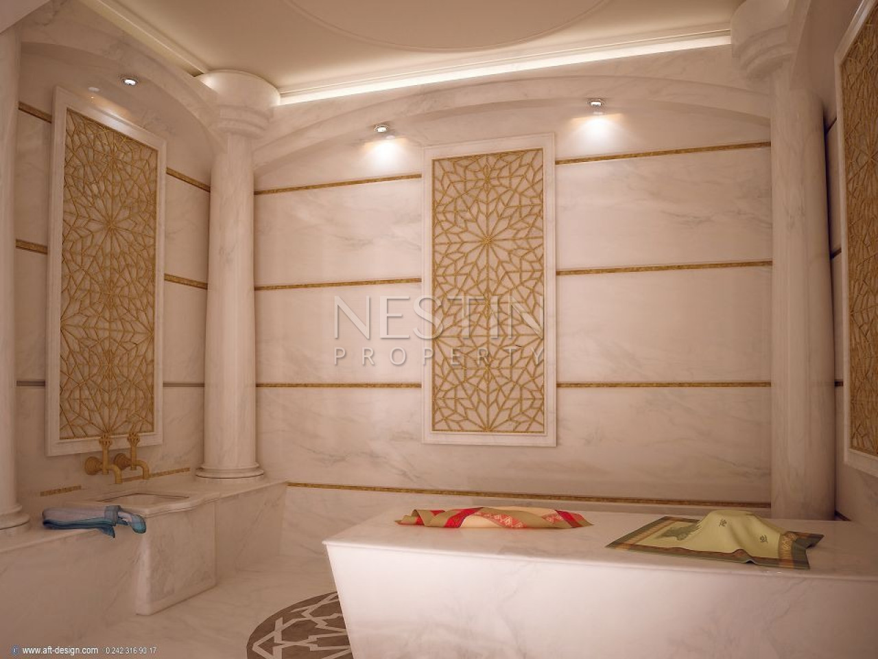 Вилла 3+1 с мебелью в элитном комплексе в Каргыджаке фото 66