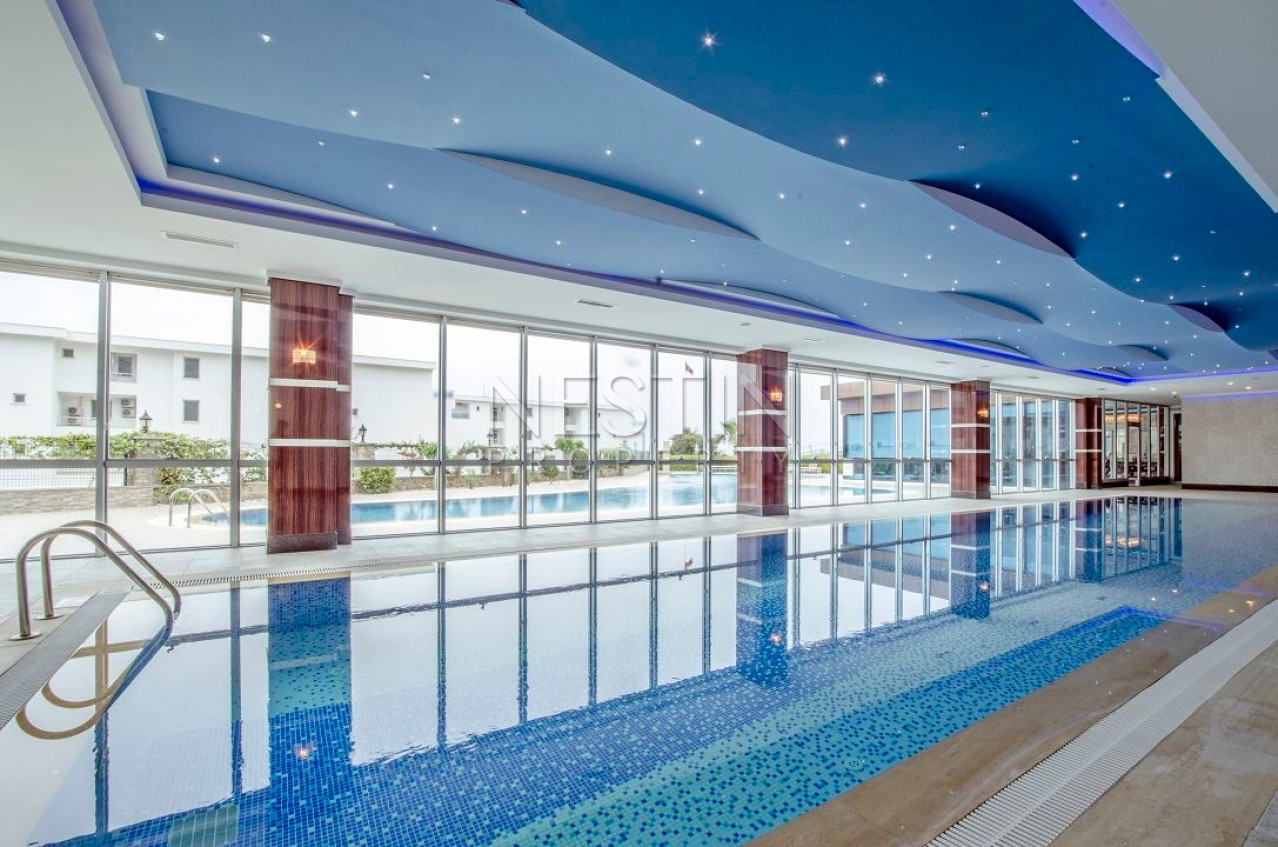 Вилла 3+1 с мебелью в элитном комплексе в Каргыджаке фото 73