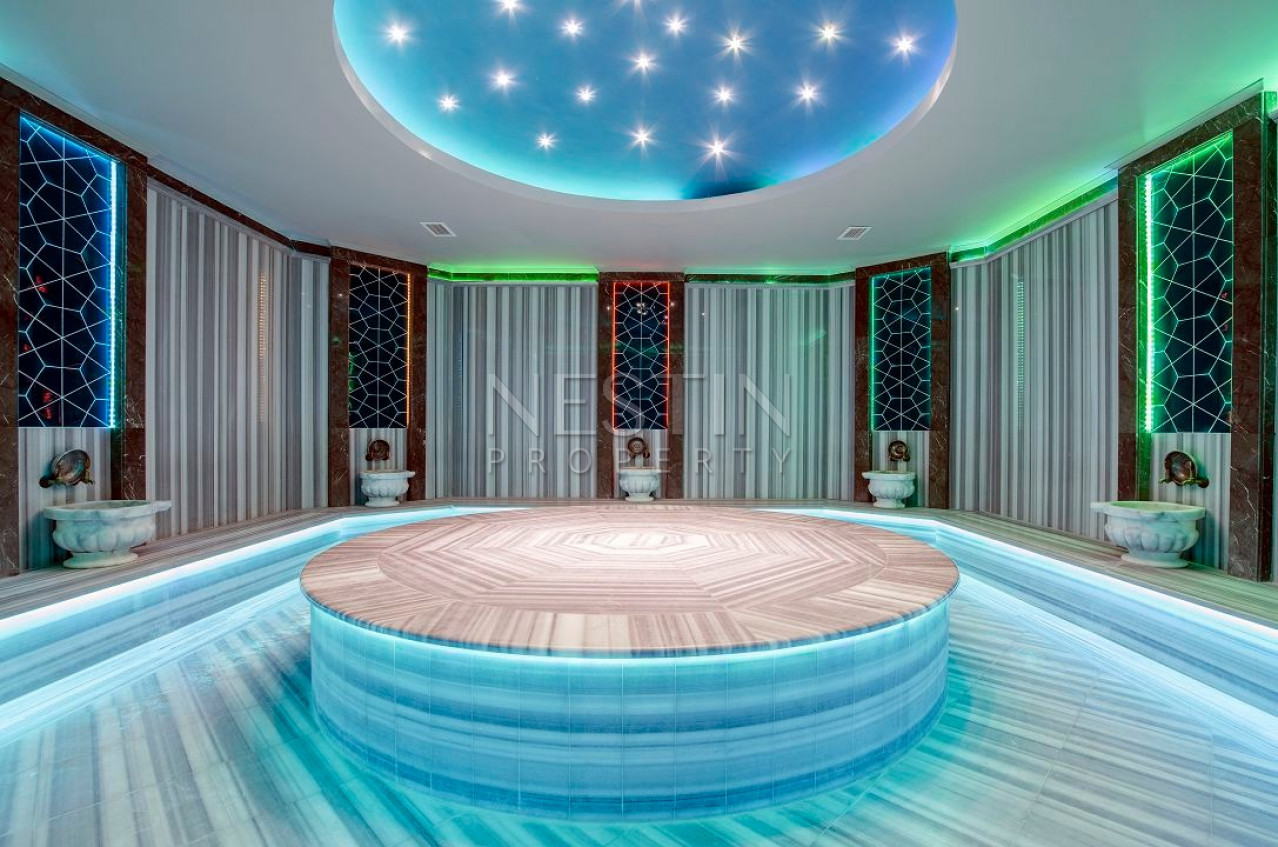 Вилла 3+1 с мебелью в элитном комплексе в Каргыджаке фото 77