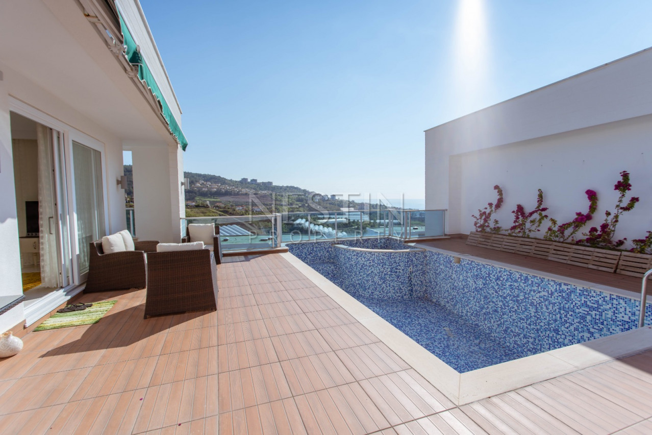 Вилла 3+1 с мебелью в элитном комплексе в Каргыджаке фото 87