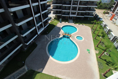 Большая квартира 3+1 в районе Оба с видом на горы фото 3