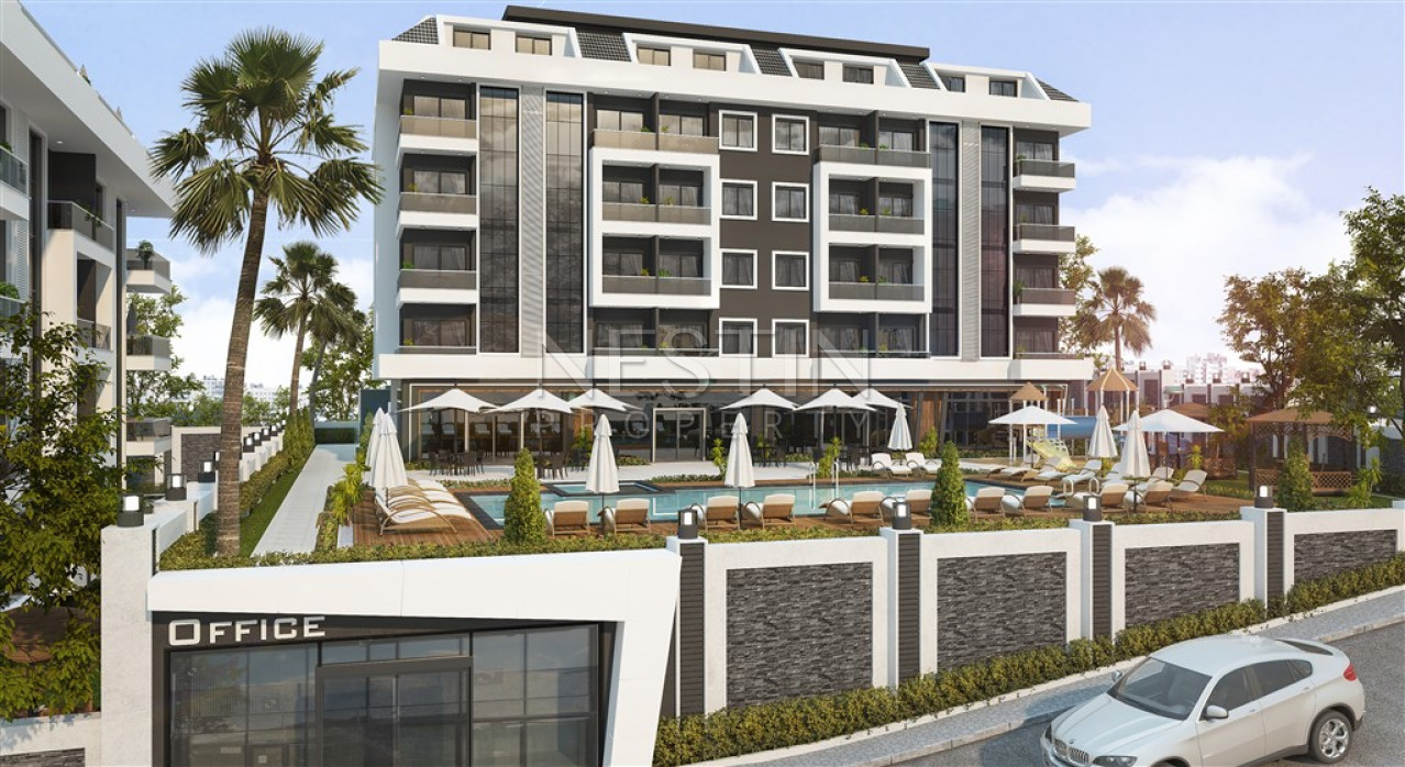 Новый жилой комплекс в районе Оба на стадии строительства фото 2