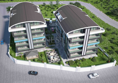 Квартиры разной планировки в новом жилом комплексе района Оба фото 12