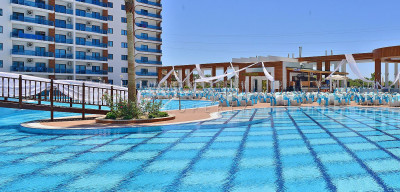 Квартира 1+1 в жилом комплексе с инфраструктурой 5* отеля в районе Махмутлар фото 4