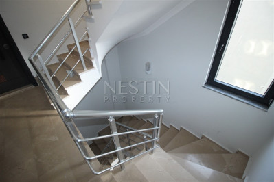 Квартира 1+1 в доме городского типа в районе Оба с видом на горы фото 5