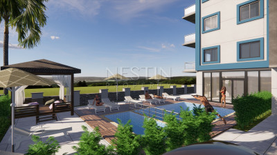 Жилой комплекса в районе Авсаллар на этапе строительства фото 5