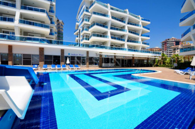 Квартира 1+1 с видом на горы, в комплексе с инфраструктурой, в районе Оба фото 4