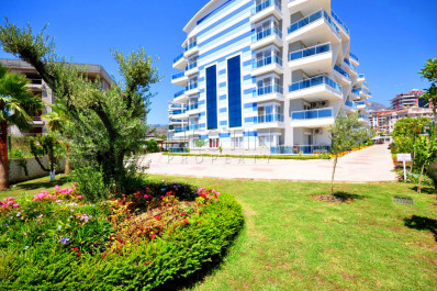 Квартира 1+1 с видом на горы, в комплексе с инфраструктурой, в районе Оба фото 9