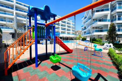 Квартира 1+1 с видом на горы, в комплексе с инфраструктурой, в районе Оба фото 13