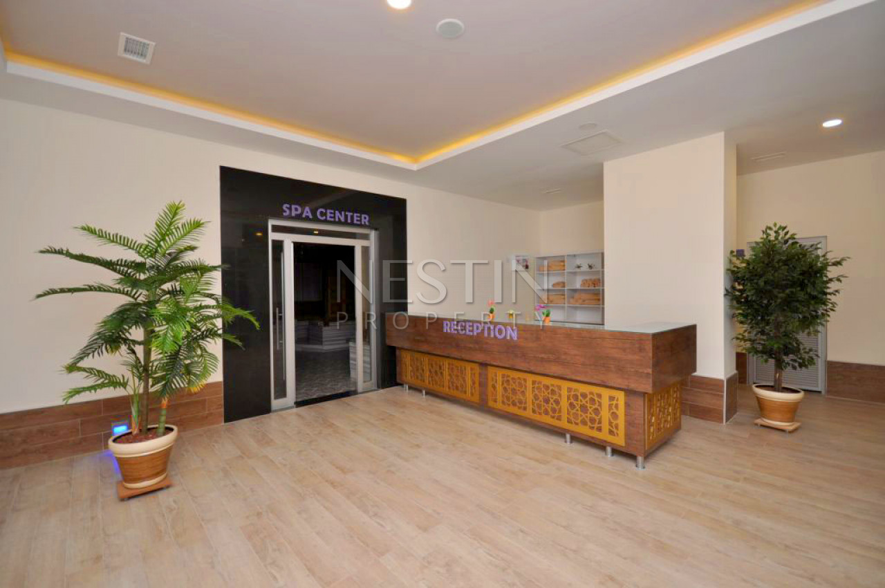 Квартира 1+1 с видом на горы, в комплексе с инфраструктурой, в районе Оба фото 20