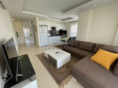 Квартира 1+1 с видом на горы, в комплексе с инфраструктурой, в районе Оба фото 30