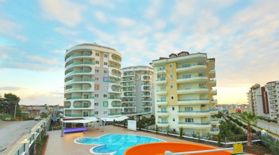 Меблированная квартира 1+1 в элитном жилом комплексе в Авсалларе фото 1