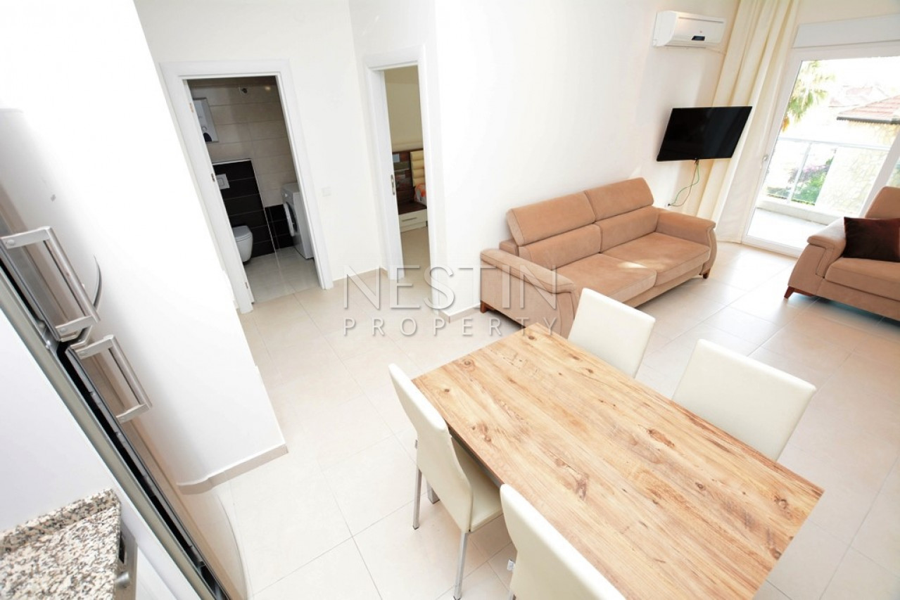 Меблированная квартира 1+1 в элитном жилом комплексе в Авсалларе фото 13