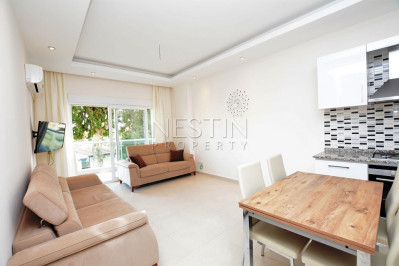 Меблированная квартира 1+1 в элитном жилом комплексе в Авсалларе фото 15