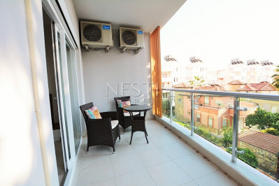 Меблированная квартира 1+1 в элитном жилом комплексе в Авсалларе фото 18