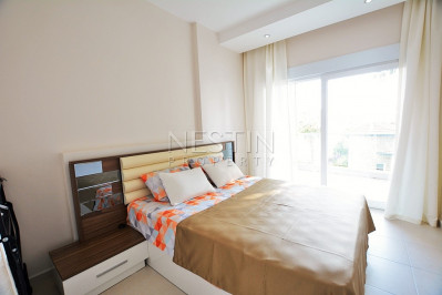 Меблированная квартира 1+1 в элитном жилом комплексе в Авсалларе фото 31