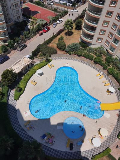 Квартира планировки 2+1 в районе Махмутлар с видом на море фото 3