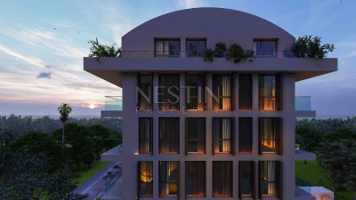 Проект нового жилого бутик-комплекса в районе Каргыджак, в 350 м от моря фото 13