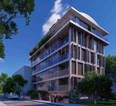 Проект жилого комлпекса на стадии строительства в центре города Аланья фото 1