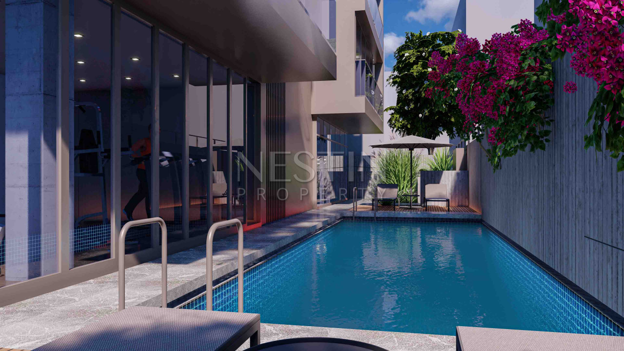 Проект жилого комлпекса на стадии строительства в центре города Аланья фото 14