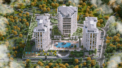 Новый проект жилого комплекса в районе Авсаллар с инфраструктуррой 5* отеля фото 1